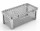 Instrumentkurv Rustfri med lokk 120 x 60 x 45